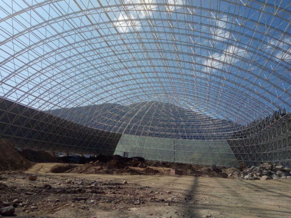 宜昌干煤棚网架加工案例