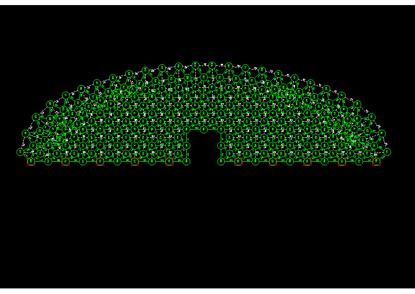 宜昌锡林浩特91跨，1000米长干煤棚网架设计