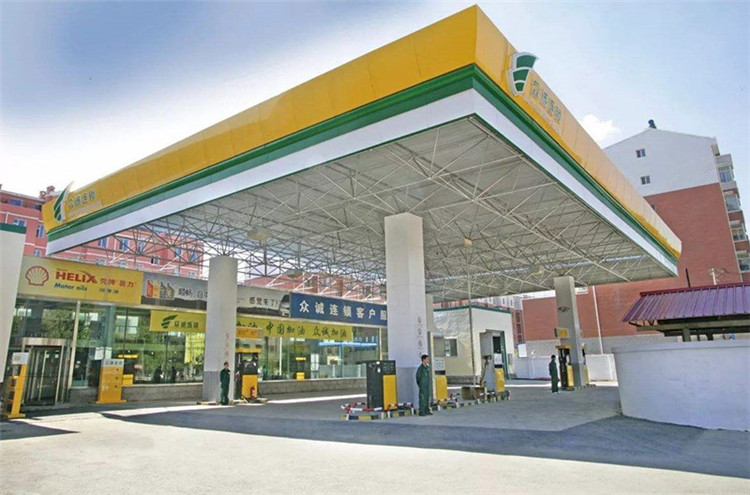 宜昌加气站钢结构网架案例7